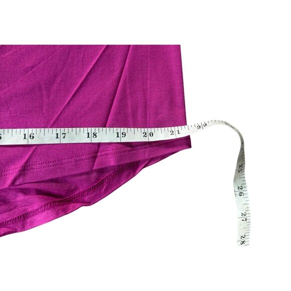 Womens Short Sleeve T-shirt By Mono B Size Large Bright Pink NWT - Picture 10 of 12